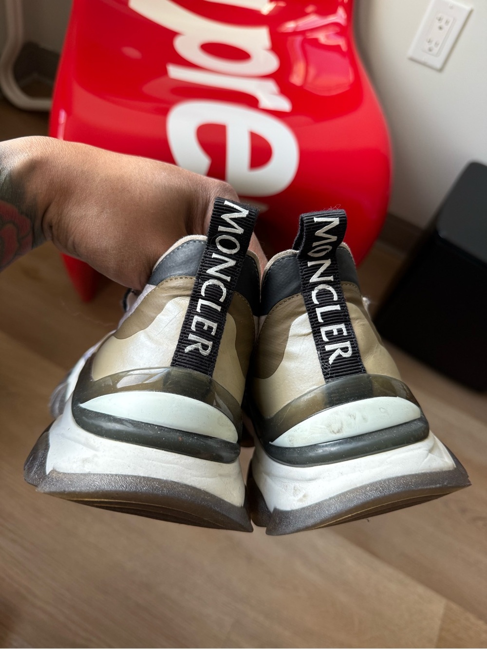 MONCLER NO TRACE
LACE-UP SNEAKERS 44 or us11 - Picture 3 of 12